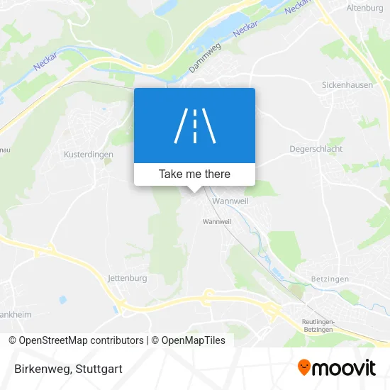 Карта Birkenweg