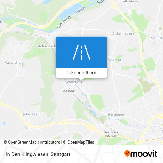 In Den Klingwiesen map