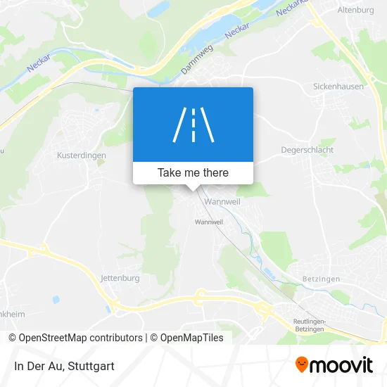 Карта In Der Au