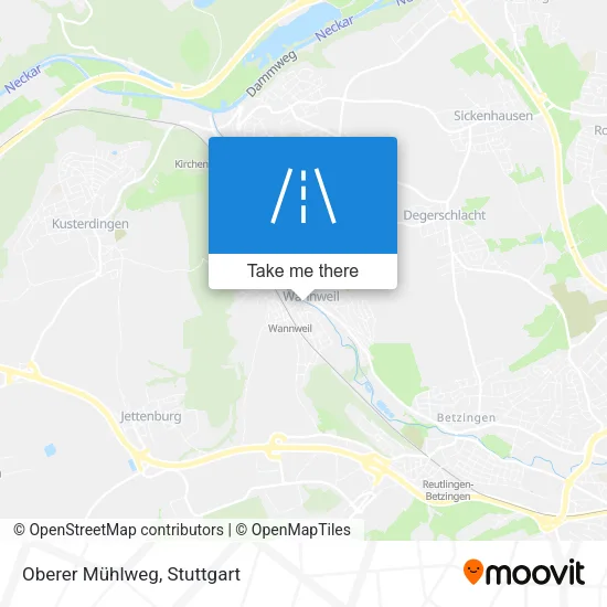Карта Oberer Mühlweg