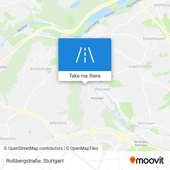 Карта Roßbergstraße