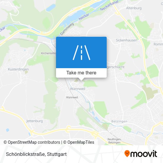 Schönblickstraße map