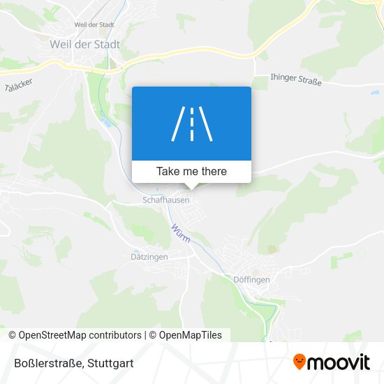 Boßlerstraße map
