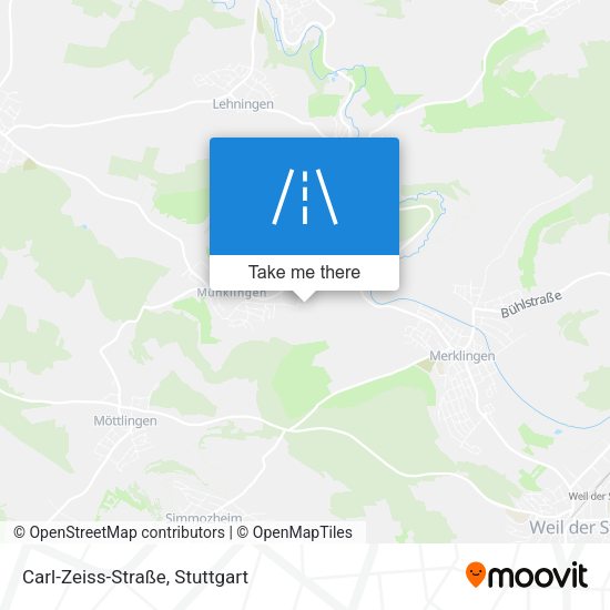Carl-Zeiss-Straße map