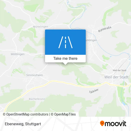 Карта Ebeneweg