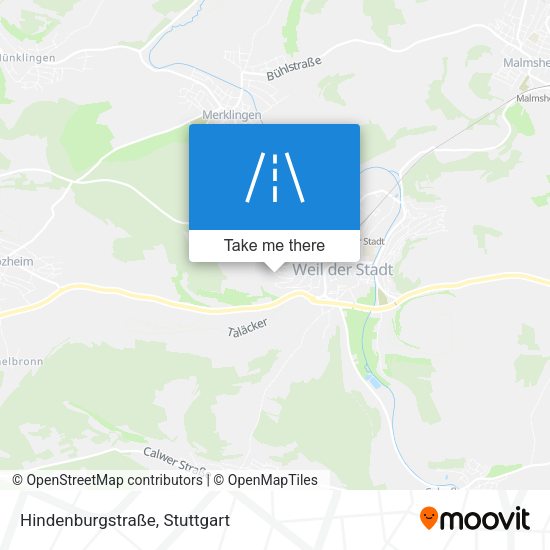 Hindenburgstraße map
