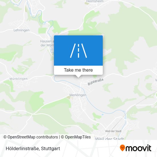 Hölderlinstraße map