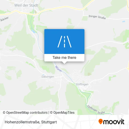 Карта Hohenzollernstraße