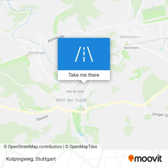 Карта Kolpingweg