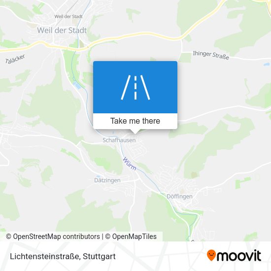 Lichtensteinstraße map