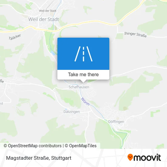 Карта Magstadter Straße