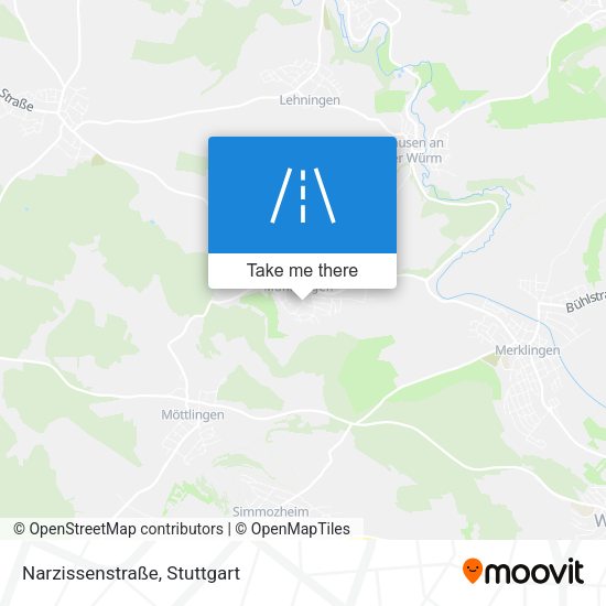 Narzissenstraße map