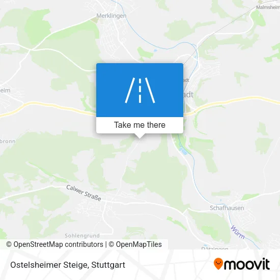 Ostelsheimer Steige map