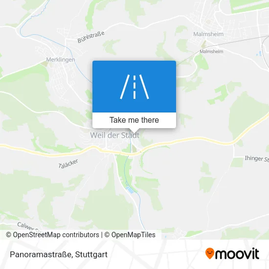 Panoramastraße map