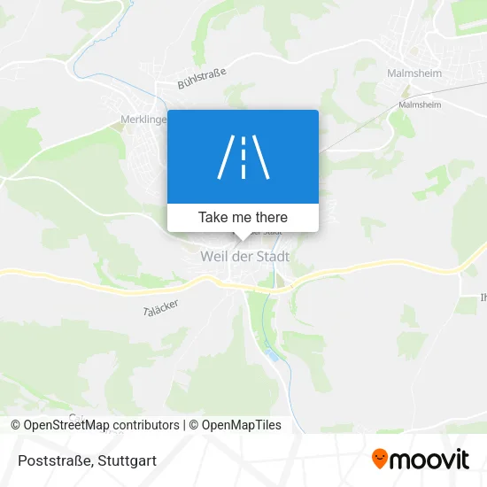 Poststraße map