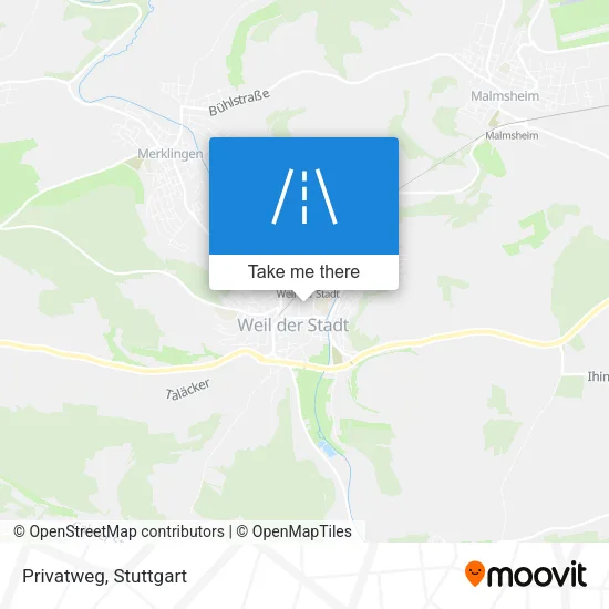Карта Privatweg