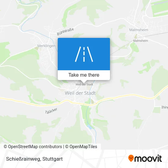 Карта Schießrainweg
