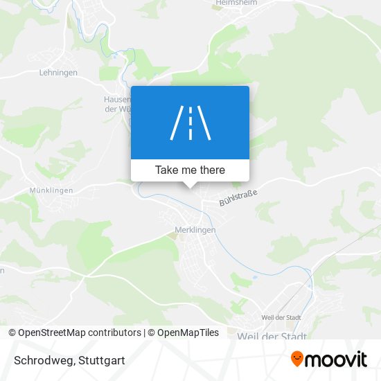 Schrodweg map