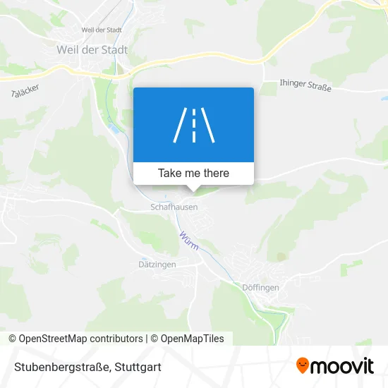 Карта Stubenbergstraße