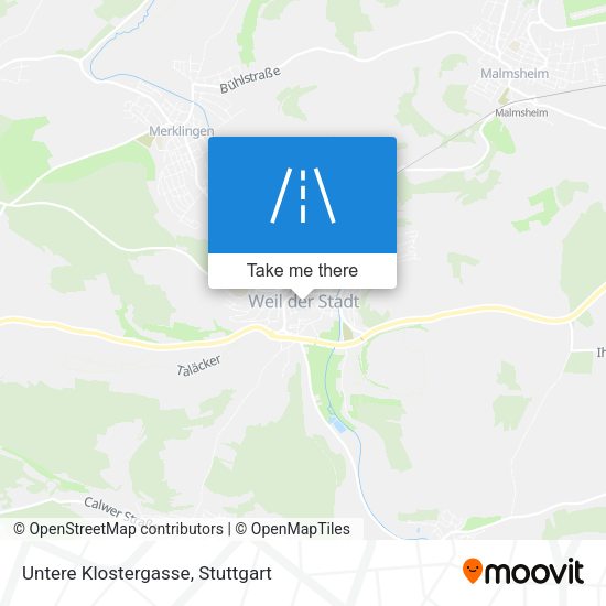 Untere Klostergasse map