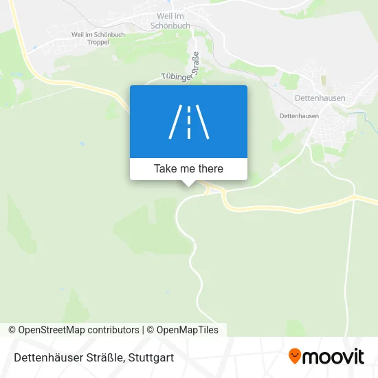 Карта Dettenhäuser Sträßle