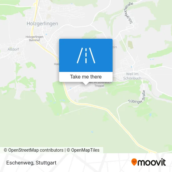 Eschenweg map