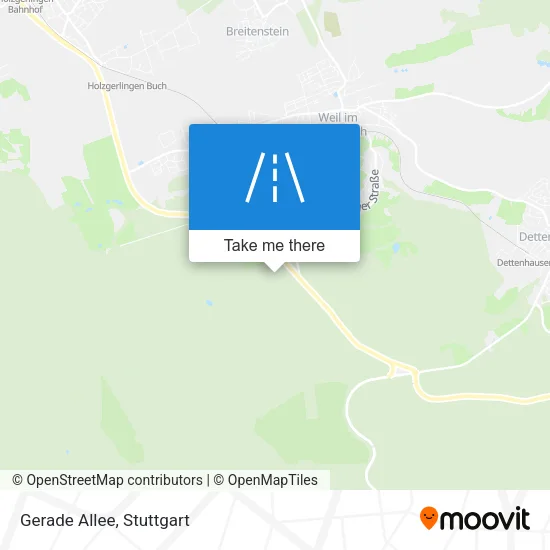 Карта Gerade Allee