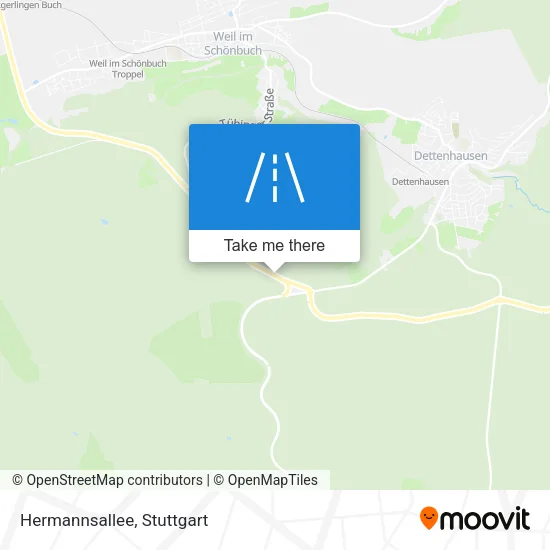 Карта Hermannsallee