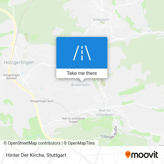 Карта Hinter Der Kirche