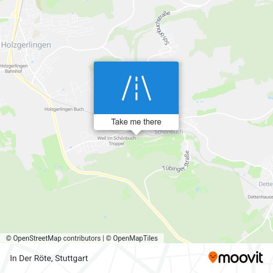 In Der Röte map