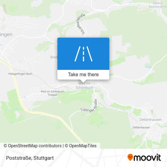 Poststraße map