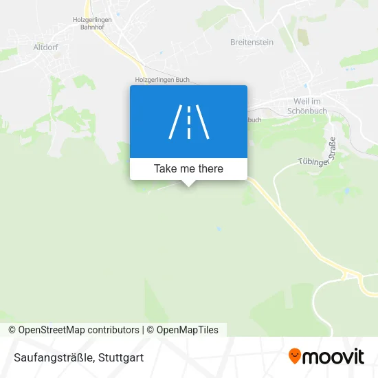 Карта Saufangsträßle