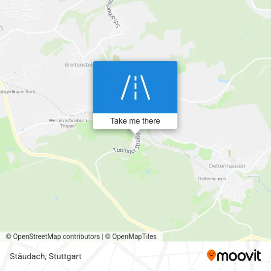 Карта Stäudach
