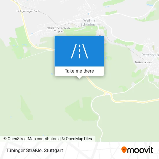 Карта Tübinger Sträßle