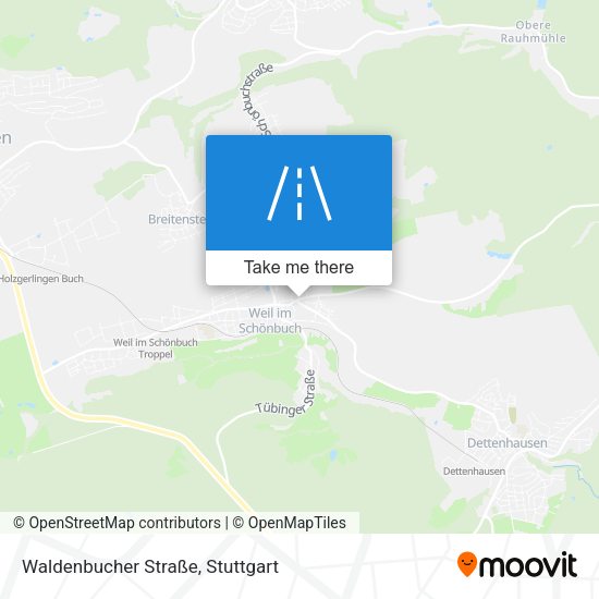 Waldenbucher Straße map