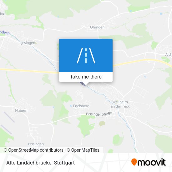 Alte Lindachbrücke map