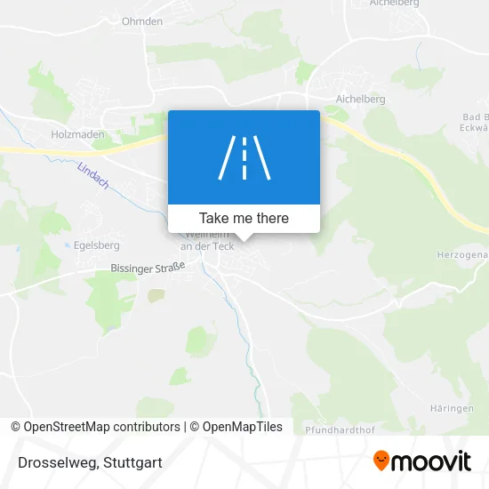 Drosselweg map