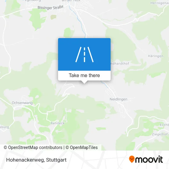 Карта Hohenackerweg