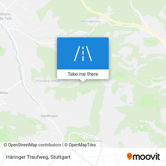 Häringer Traufweg map