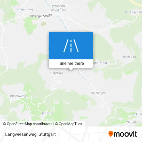 Карта Langwiesenweg
