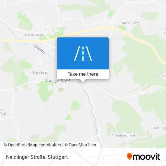 Карта Neidlinger Straße