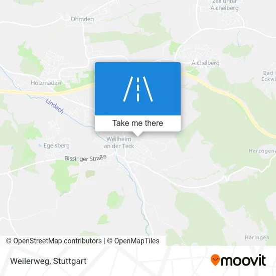 Карта Weilerweg