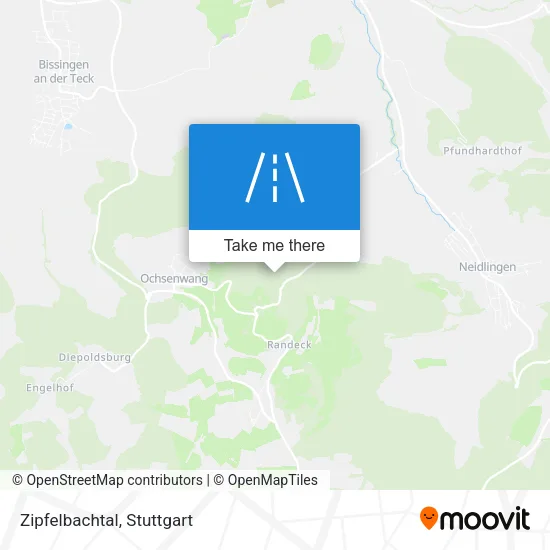 Карта Zipfelbachtal