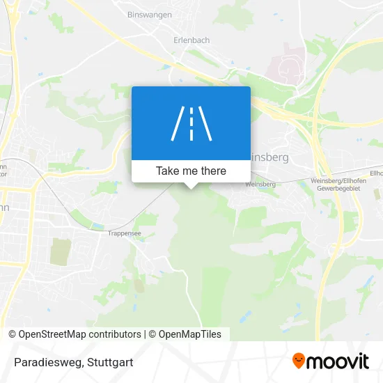 Карта Paradiesweg