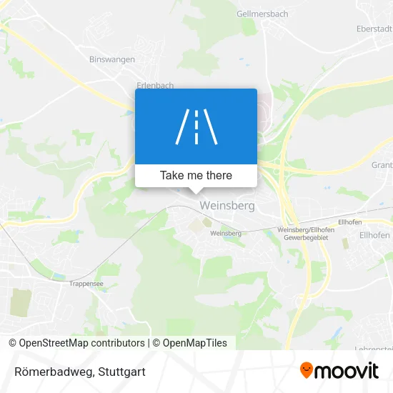 Карта Römerbadweg