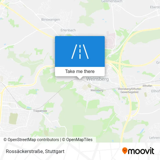 Карта Rossäckerstraße