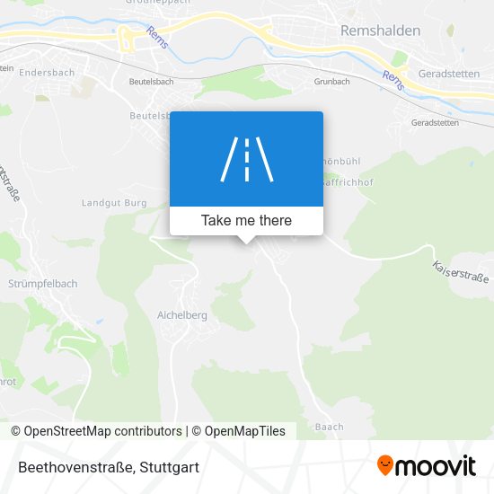 Beethovenstraße map