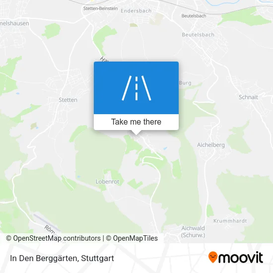 Карта In Den Berggärten