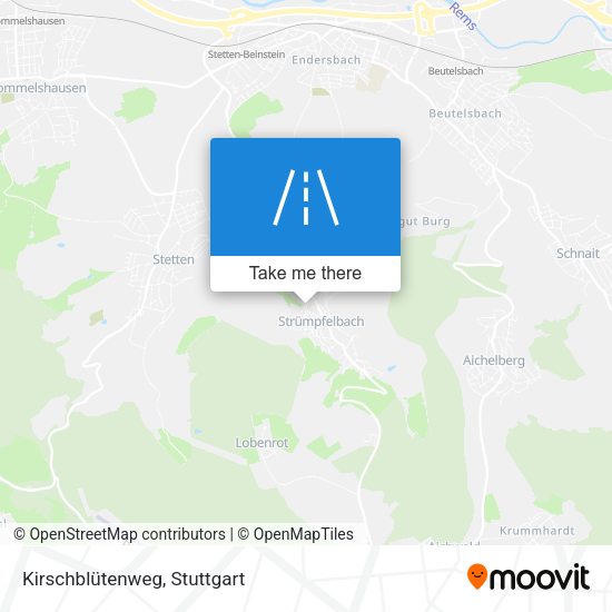 Kirschblütenweg map