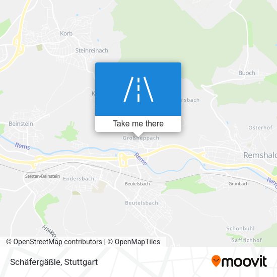 Schäfergäßle map